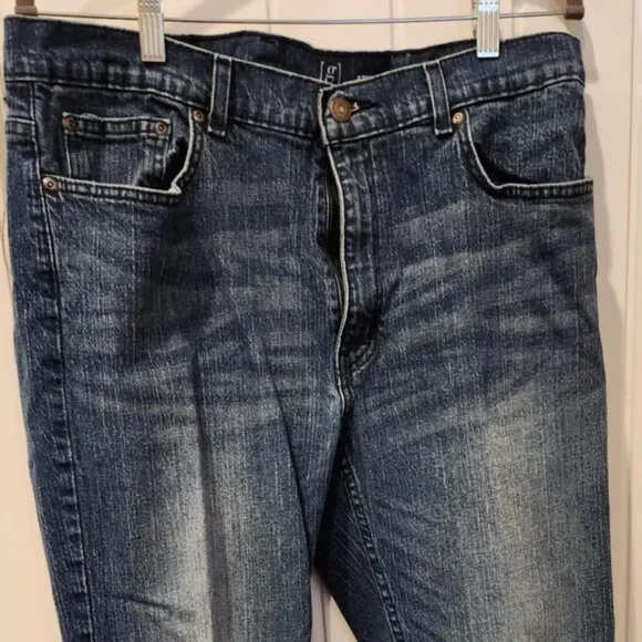 George 36x30 Athletic Fit Straight Leg Jeans for Men - Picture 2 of 10
